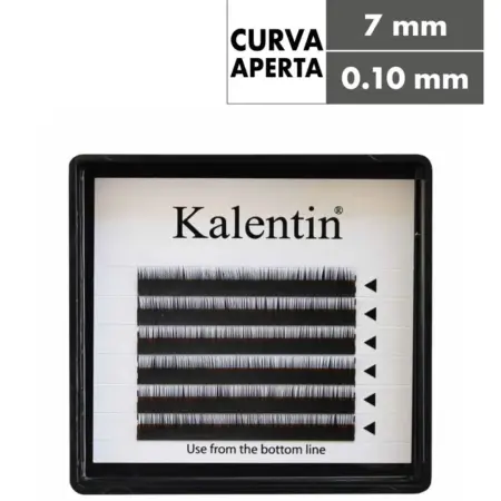 Kalentin Extensión de Cejas Curl I Black 7mm